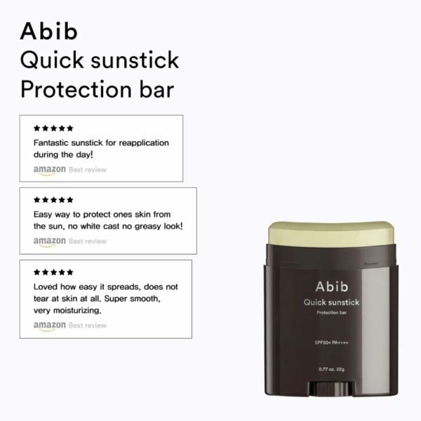 ABIB – Quick Sun Stick Protection Bar SPF50+ PA++++ 22G - Image 2