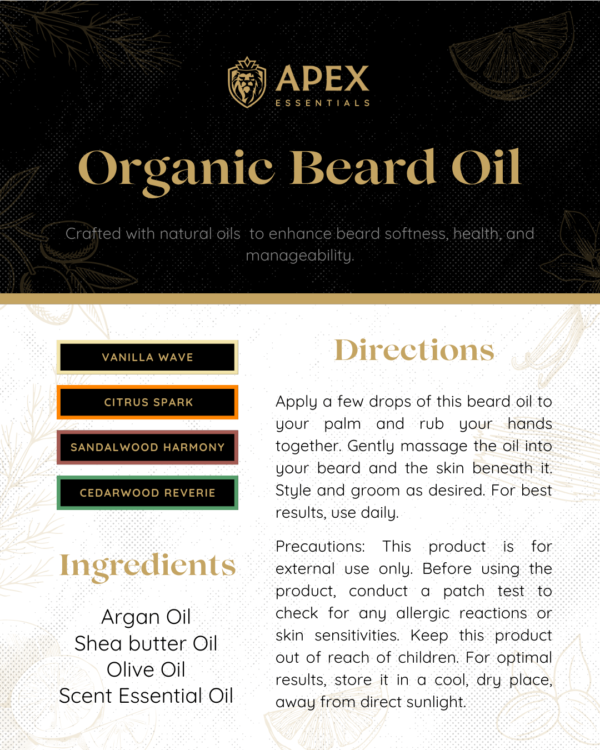 Apex Essentials - Beard Oil - Image 2