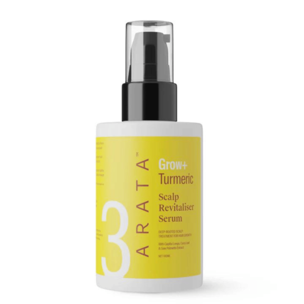 Arata Turmeric Scalp Revitalizer hair growth Serum