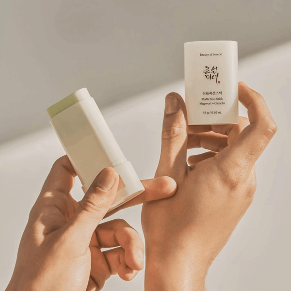 BEAUTY OF JOSEON – Matte Sun Stick : Mugwort + Camelia (SPF 50+ PA++++) - Image 6