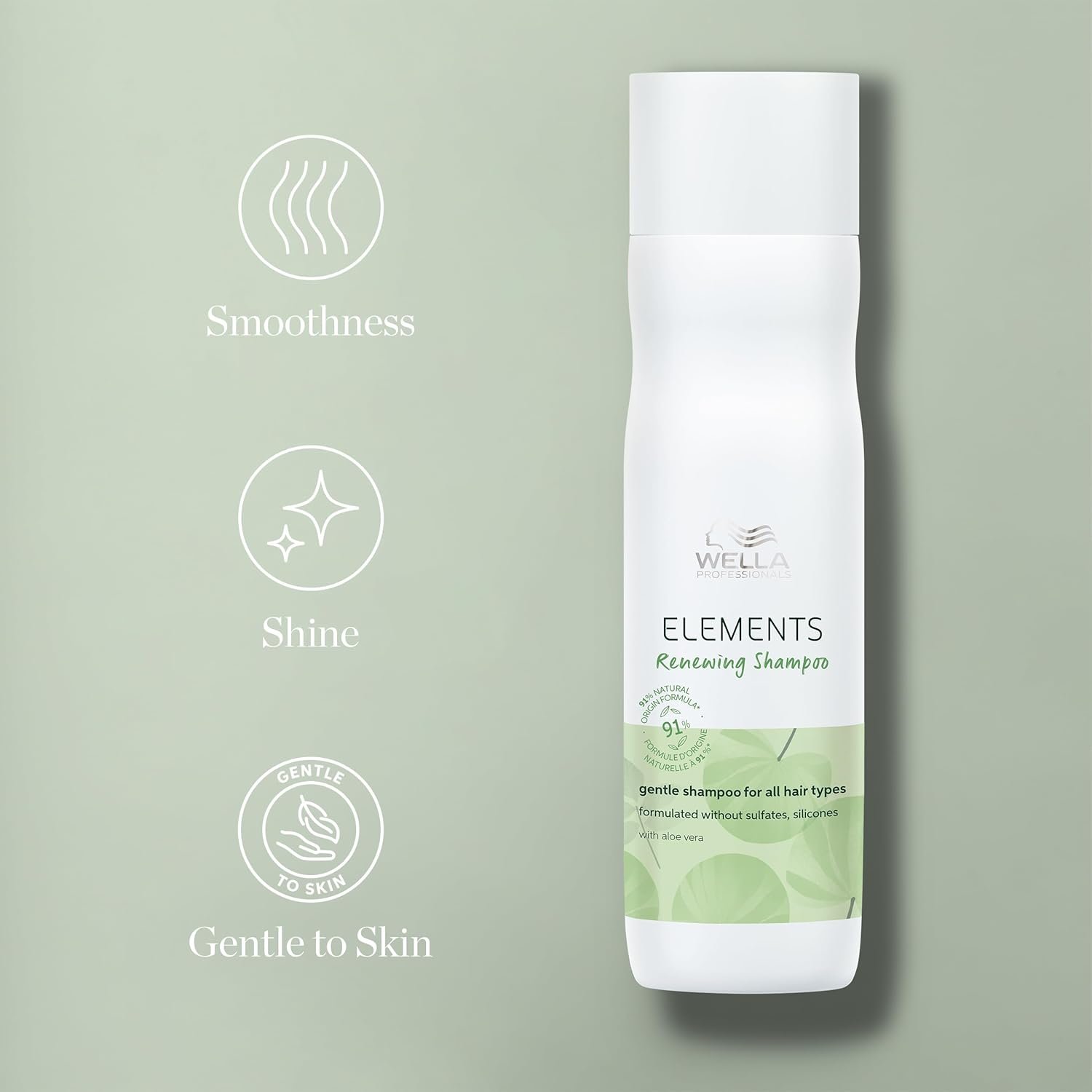 Wella Elements – Renewing Shampoo 250ml - Image 3