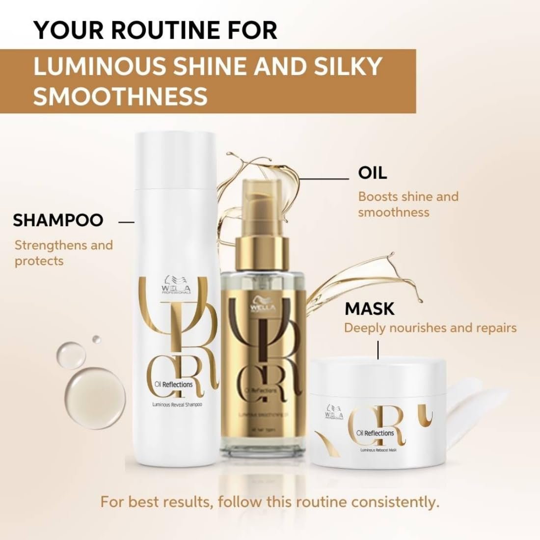 Wella Oil Reflections – Luminous Smoothing Oil 100ml - Image 11